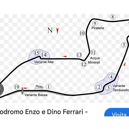 Appartement Leopardi 81 - 400 Mt Dall' Autodromo F1 Imola